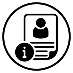 CV glyph icon
