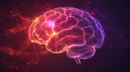 Fototapeta premium Prompt: Neural network designs integrated into glowing, abstract big data streams, highlighting modern AI technology's structure in a clean, high-tech vector format.