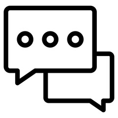 Message Icon Element For Design