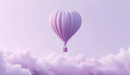 Fototapeta premium hot air balloon flying in the sky