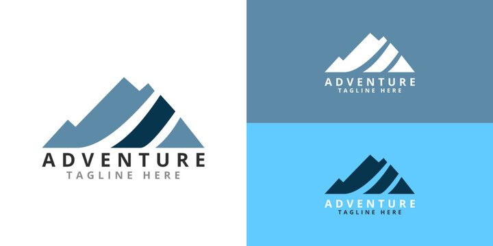 Mountain logo vector