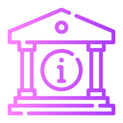 banking gradient icon