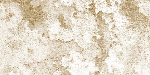 Cement wall texture, Old grungy  white and brown wall, Coffee stains background, brown splash texture. Brown antique rustic stained paper backdrop, dirty pattern and texture covered with cement.
