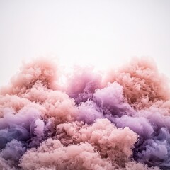 Fototapeta premium Abstract Pink Purple Smoke Clouds Artistic Swirls Fluid Design Background