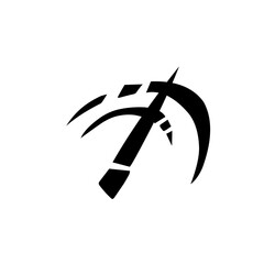 Speedometer black icon illustration