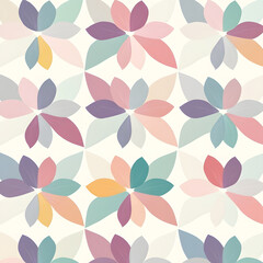 Creative 2D Doodle Floral Illustrations for wallpaper, card, tile