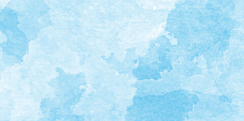 abstract ice cube texture or background It makes me feel fresh and feel good, blue watercolor Stain artistic vector used as being an element,  Bright painted sky blue watercolor background.