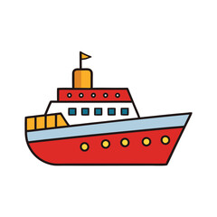 illustration of a ship