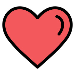 Heart Icon Element For Design