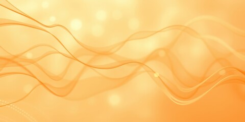 Fototapeta premium Abstract golden waves and soft bokeh background with a gentle glow