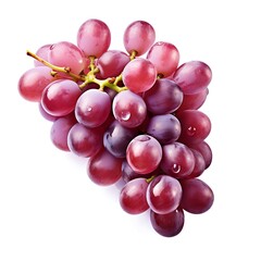 Fototapeta premium Grapes fruit on white background