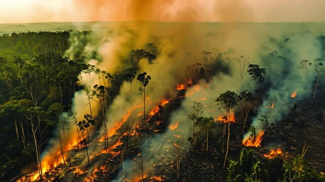 Environmentalists analyze the impacts of deforestation on wildfire risks, advocating for protective legislation.