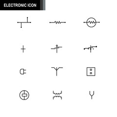 electronic icon