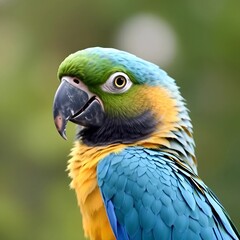 Obraz premium blue and yellow macaw