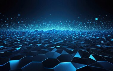 Fototapeta premium Blue background image, digital gradation, light, banner, texture, space