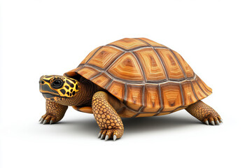 Obraz premium Majestic Tortoise: A 3D Render of Nature's Gem