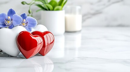 Hearts and flowers home decor