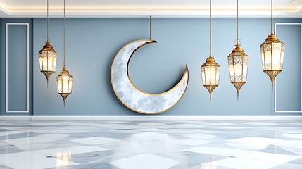 Elegant moon interior
