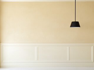 Pale Gold Guest Room Wall with Venetian Plaster Finish