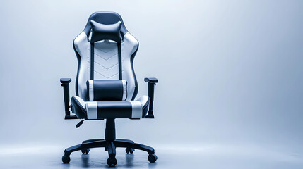 Experience Comfort in Gaming with Ergonomic White Chair, Streamlined Design