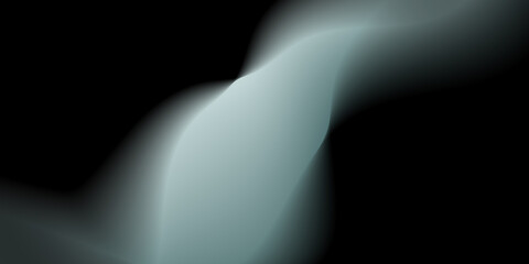 Abstract flowing wave pattern with blurred gradients against a black background