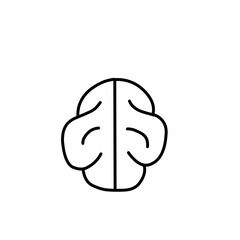 Work outline vector icon