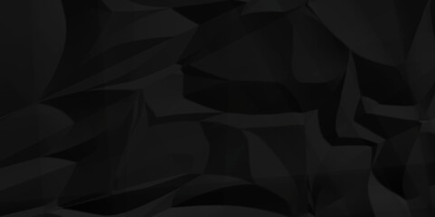 Obraz premium Abstract vector black wrinkly paper background. cardboard craft wrinkly, crumpled pattern texture. paper crumpled wrap. black fabric crushed- crumpled. white crumpled paper crushed parchment.