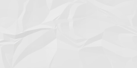 White wrinkly backdrop paper background. panorama craft wrinkly paper texture background, crumpled pattern texture. paper crumpled texture. white fabric crushed textured crumpled.