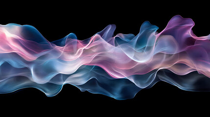 Obraz premium Dynamic Flowing Abstract Art with Pastel Shades, abstract background