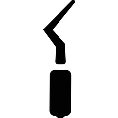 Simple vector icon dental probe