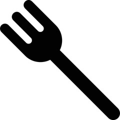 Simple vector icon food fork