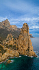 Panorama of the east coast of Sardinia, Perda Longa