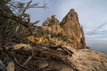 Panorama of the east coast of Sardinia, Perda Longa