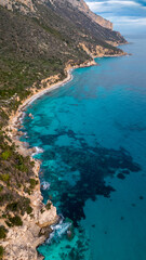 Panorama of the east coast of Sardinia, Perda Longa
