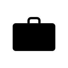 bag Suitcase with a handle and wheels, symbolizing travel, packing, and portability.