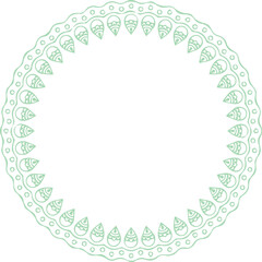 Beautiful flower art and mandala vector design