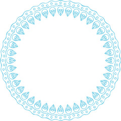 Beautiful flower art and mandala vector design