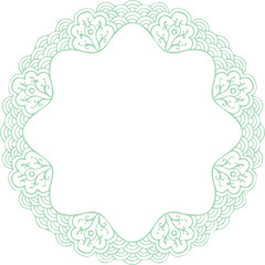 Beautiful flower art and mandala vector design