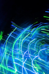 Glittering shine bulbs lights background blur