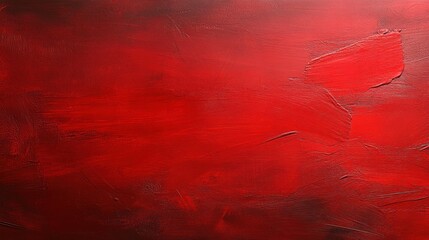 Red Old Wall Texture Background Banner with Copy Space for Design Projects