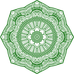 Beautiful flower art and mandala vector design