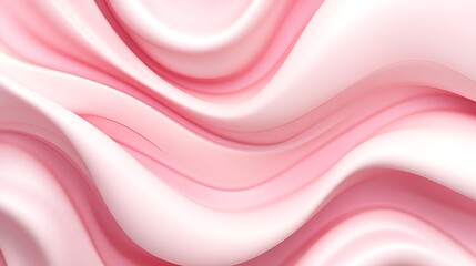 Obraz premium Abstract Pink Wave Smooth Fluid Design