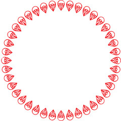 Beautiful flower art and mandala vector design