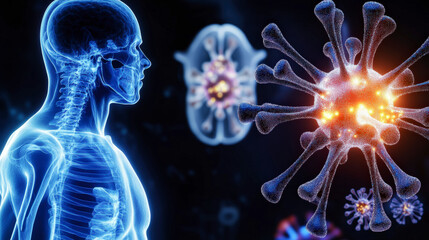 Human metapneumovirus HMPV:Explore how the human immune system combats viruses. Discover insights into virus structure, defense mechanisms, and health implications.