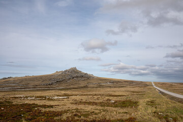 Falkland Island landscape.