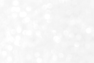 White and gray bokeh background. Christmas, New Year and all celebration bokeh background.
