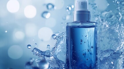 Blue skin care technology essence element