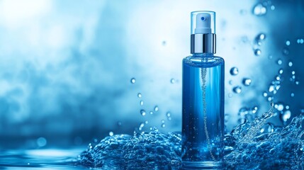 Blue skin care technology essence element