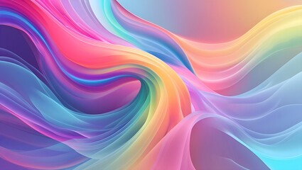 Obraz premium Abstract Backgrounds:Colorful gradients, fluid designs, and soft pastel hues are in demand. These types of backgrounds are often used for a wide variety of projects, from tech to wellness.