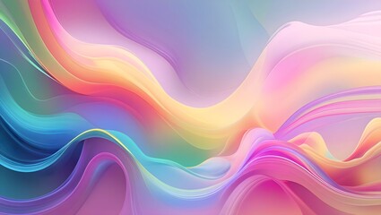 Obraz premium Abstract Backgrounds:Colorful gradients, fluid designs, and soft pastel hues are in demand. These types of backgrounds are often used for a wide variety of projects, from tech to wellness.
